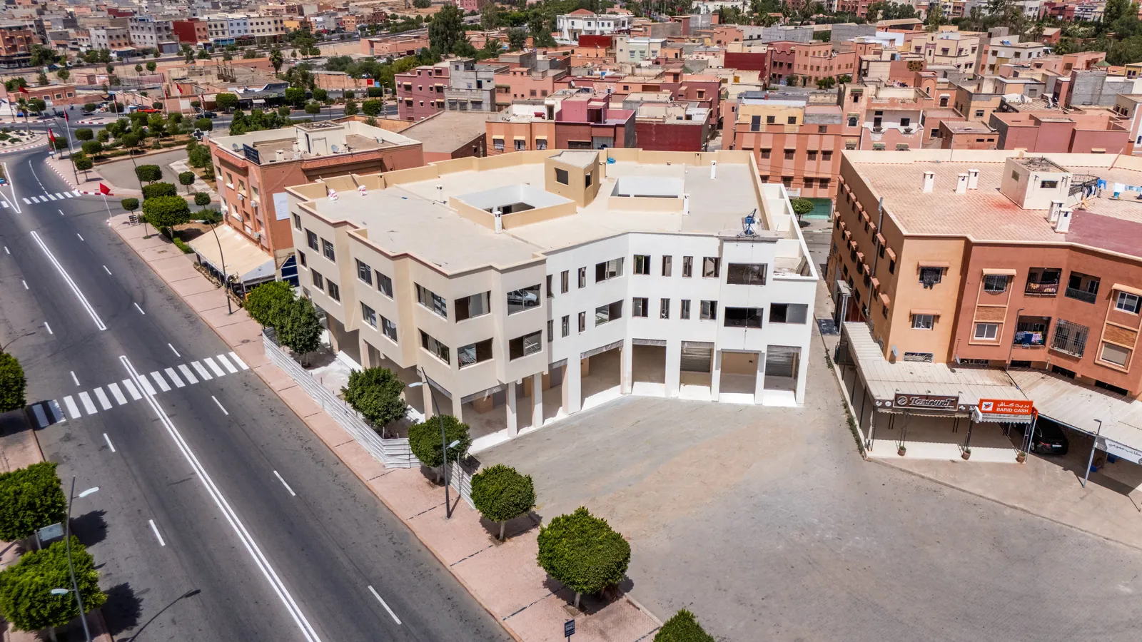 Chichaoua Mall vu depuis l'Avenue Mohamed VI